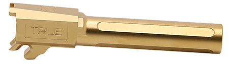 [719104537885] True Precision Inc TPP365XLBXG Sig  9mm Luger 3.70" Fluted Gold TiN Stainless Steel, Fits Sig P365XL/P365X-MACRO