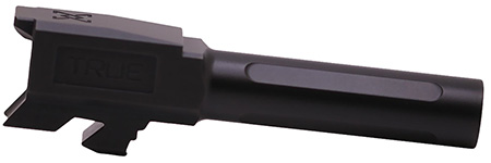 [719104534549] True Precision Inc TPG43BXBL Glock  9mm Luger 3.40" Fluted Black Nitride Stainless Steel, Fits Glock 43/43X