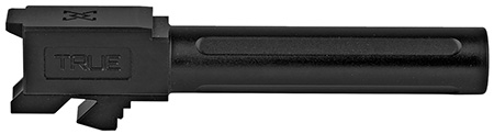 [719104534389] True Precision Inc TPG19BXBL Glock  9mm Luger 4" Fluted Black Nitride Stainless Steel, Fits Glock 45/19X/19 Gen1-5