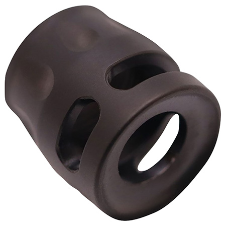 [719104540762] True Precision Inc TPSMICROBC Micro Compensator S-Type Black DLC 416R Stainless Steel 1/2"x28 Threads 9mm/380 ACP