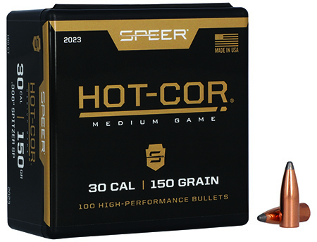 [076683020239] Speer 2023 Hot-Cor  30Cal 150gr Spitzer Soft Point 100 Per Box/5 Case