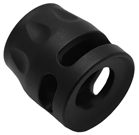 [719104540717] True Precision Inc TPSMICROBL Micro Compensator S-Type Black Nitride 416R Stainless Steel 1/2"x28 Threads 9mm/380 ACP