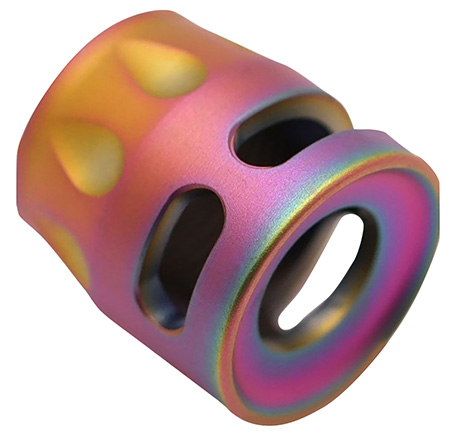 [719104540724] True Precision Inc TPSMICROS Micro Compensator S-Type Spectrum 416R Stainless Steel 1/2"x28 Threads 9mm/380 ACP