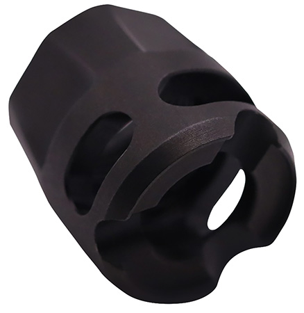 [719104540922] True Precision Inc TPYMICROBL Micro Compensator Y-Type Black Nitride 416R Stainless Steel 1/2"x28 Threads 9mm/380 ACP
