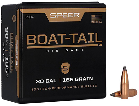 [076683020345] Speer 2034 Boat-Tail  .308 165 gr Spitzer Boat Tail Soft Point