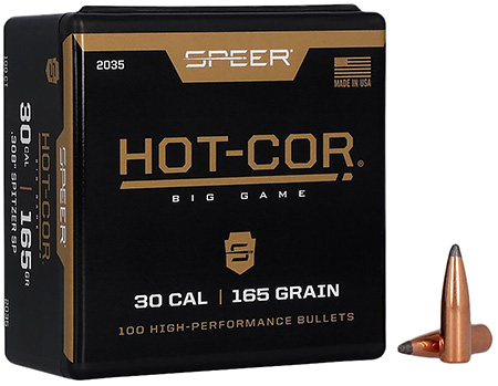 [076683020352] Speer 2035 Rifle Hunting Hot-Cor .308 165 gr Spitzer Soft Point