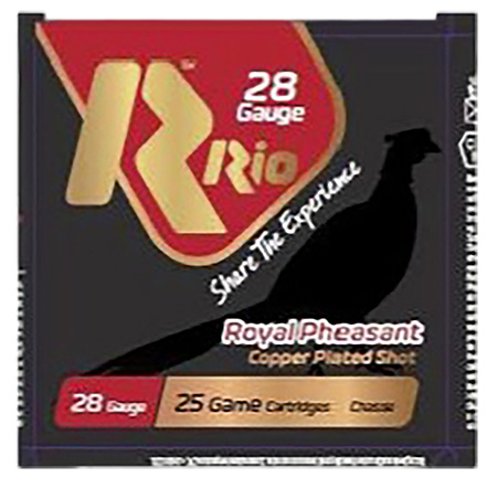 [18435101636114] Rio Ammunition RPC285 Royal Pheasant  28Gauge 2.75" Copper-Plated 5Shot