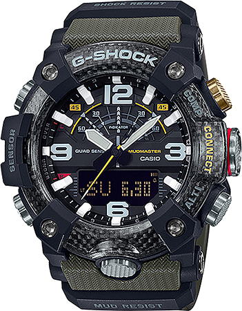 [889232235387] GSHOCK GGB1001A3     MUDMASTER AS RESIN BT     GRN