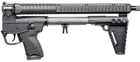 [640832009613] Kel-Tec SUB2K9GLKBLK10 SUB2000 Gen3 9mm Luger 10+1 16.15" Black Steel Threaded Barrel, Black Picatinny Rail Aluminum Receiver, M-LOK Handguard, Black Synthetic Folding Stock, Black Polymer Grip