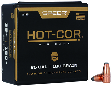 [076683024350] Speer 2435 Hot-Cor  35Cal 180gr Spitzer Soft Point 100 Per Box/5 Case