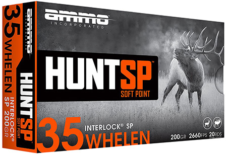 [818778024728] Ammo Inc 35W200SPA20 Hunt  35Whelen 200gr Soft Point 20 Per Box/10 Case