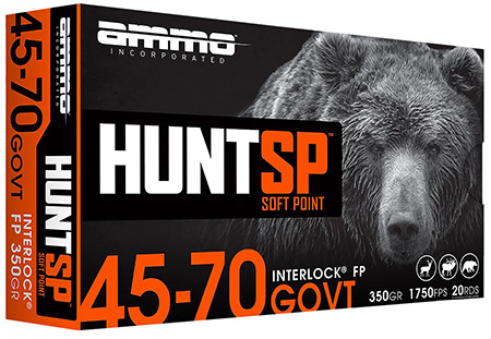 [818778024759] Ammo Inc 4570G350SPA20 Hunt  45-70Gov 350gr Soft Point 20 Per Box/10 Case