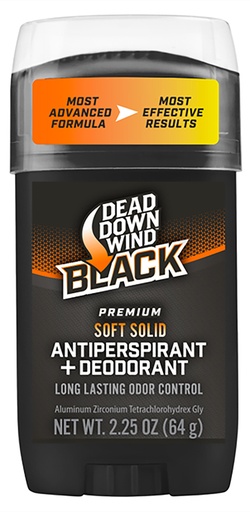 [873881009949] Dead Down Wind 1234 Antiperspirant  &  Deodorant Black Premium Odor Eliminator 2.25 oz Stick