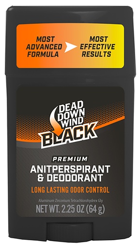 [873881009956] Dead Down Wind 1235 Antiperspirant  &  Deodorant Black Premium Odor Eliminator 2.25 oz Stick