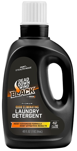 [873881009963] Dead Down Wind 117400 Laundry Detergent Black Premium Odor Eliminator Unscented Scent 40 oz Jug