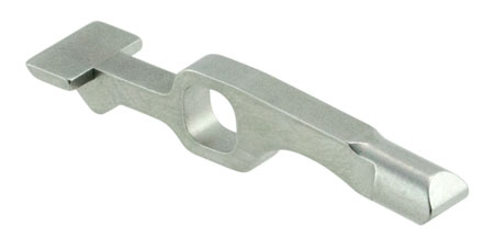 [874218006327] Wilson Combat 573 Bullet Proof Disconnector 1911 Silver Steel Handgun