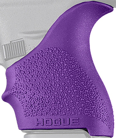 [743108182062] Hogue 18206 HandAll Beavertail Grip Sleeve Textured Purple Rubber for Glock 42, 43