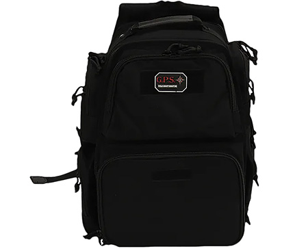 [819763011396] GPS Bags 1812BPB Executive Backpack Black Holds 5 Handguns