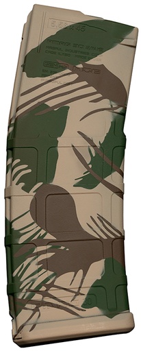 [617695828217] Weapon Works 228045 PMAG GEN M2 MOE 30rd Fits AR/M4 Rhodesian Brushstroke Polymer