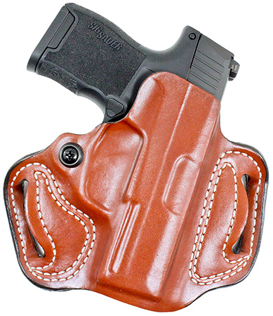 [792695378556] DeSantis Gunhide 086TA9YZ0 Mini Slide  OWB Tan Sig Sauer P365 w/Red Dot Right Hand