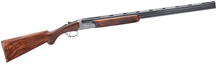 [853418104965] Rizzini USA 410141029 Round Body EM Full Size 410 Gauge Break Action 2rd 29" Vent Rib Barrel, Coin Anodized Silver Receiver, Fixed w/Prince of Whales Grip Grade III Turkish Walnut Stock