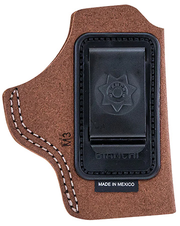 [013527103819] Bianchi 10381 6C  IWB Tan Leather Belt Clip Fits 2" Barrels Ruger/Colt/Charter Arms Left Hand