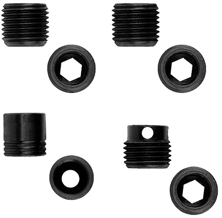 [811071012898] GrovTec US Inc GTHM289 Heavy Duty Push Button Bases  Black Steel To Stock Mount (2) 1 PK