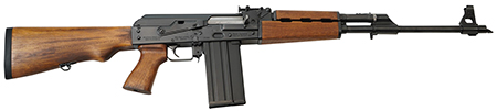 [685757098731] Zastava Arms Usa ZR77308W ZPAP M77 308 Win/7.62x51mm 20+1 19.70" Black Threaded Barrel, 1.5mm Bulged Trunnion Receiver,  Battleworn Beechwood Stock  &  Grip