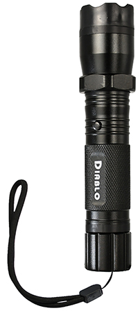 [804879273158] SKYLINE USA INC TLSGGDD Stun Gun Diablo Black Aluminum Features Flashlight