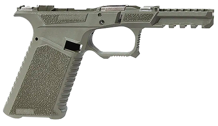 [850055982130] Sct Manufacturing 0225010100IB Full Size  Compatible w/ Gen3 17/22/31 OD Green Polymer Frame Aggressive Texture Grip Includes Locking Block
