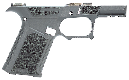 [850055982222] Sct Manufacturing 0225020100IC Sub Compact  Compatible w/ Glock 43X/48 Gray Polymer Frame Aggressive Texture Grip Includes Locking Block