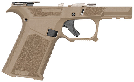 [850055982246] Sct Manufacturing 0226020000IA Sub Compact  Compatible w/ Glock 43X/48 Flat Dark Earth Polymer Frame Aggressive Texture Grip