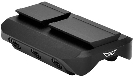 [656813114337] Warne 6112M Red Dot Reflex Mount Shotgun Rib Black Anodized Aluminum Fits Mini RDR Sights w/ACRO Interface