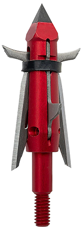 [788244017519] Tenpoint HEA8043 Nemesis Broadhead Chisel Tip 420 Stainless Steel Blades Red 100gr 3Pack