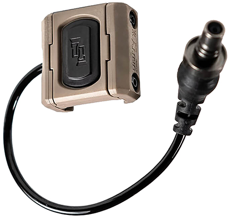 [810007882215] Unity Tactical LLC MBLFDEUC7 Modbutton  Lite  Single Lead Flat Dark Earth USB-C