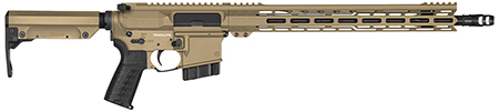 [810148627065] CMMG 28A670CCT Resolute MK4 22 ARC Black Nitride Threaded Barrel, Coyote Tan Cerakote Picatinny Rail Aluminum Receiver, M-LOK Handguard, Black Synthetic CMMG 6 Position RipStock, Black Polymer Grip