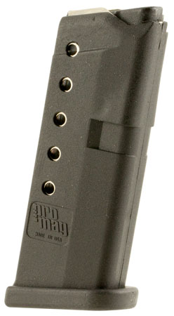 [708279013539] ProMag GLK10 Standard  6rd 380 ACP Compatible w/ Glock 42 Black DuPont Zytel Polymer