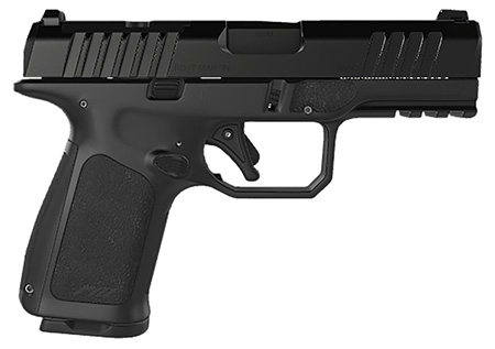 [860011125860] Rost Martin RM1CBLKOSP15 RM1C  9mm Luger 15+1 4" Black Match Grade Barrel, Black Tenifer Optic Ready/Serrated Steel Slide, Black Polymer Frame w/Picatinny Rail, Textured Grip, Ambidextrous