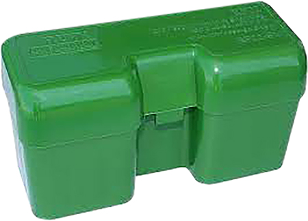 [026057226101] MTM Case-Gard RF22LM10 Ammo Box Flip-Top 375Rem Green Polypropylene 22rd