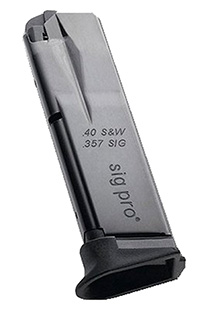 [798681111282] Sig Sauer MAG20224310 SP2022  10rd 40S&W/357Sig For Sig Pro 2340/P2022/2009 Blued Steel