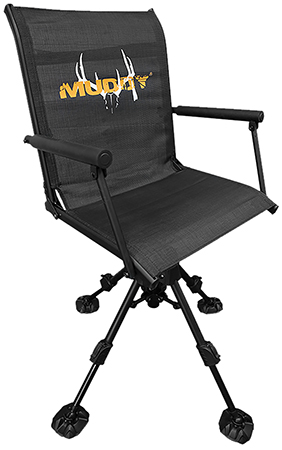 [888151026755] Muddy MUD-MGS400AL Swivel- Ease XT Ground Seat Black Flex-Tek/Steel