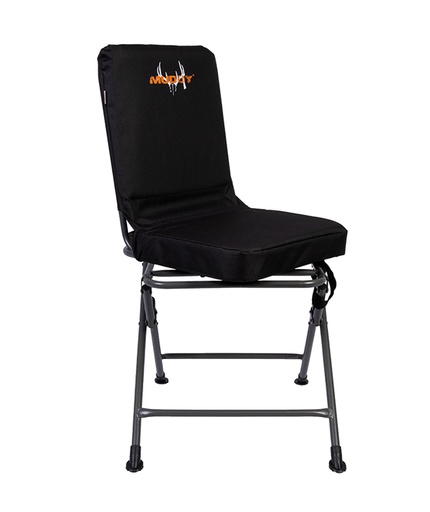 [813628008903] Muddy MUD-PSCHR Padded Swivel Chair Black 300 Denier Polyester Fabric/ Polyethylene Foam Seat