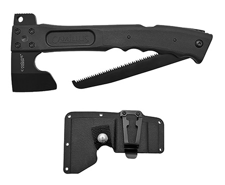 [016162191425] Camillus 19142 Camtrax 3-in-1 2.75" Titanium Coated Stainless Steel Blade 12"