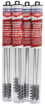 [029057412093] Birchwood Casey 41209 Cleaning Brushes Handgun Looped 22 Cal 9" Nylon 3 Pack