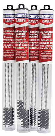 [029057412109] Birchwood Casey 41210 Cleaning Brushes Handgun Looped 9mm/357/38/380 9" Nylon 3 Pack
