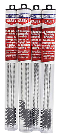 [029057412123] Birchwood Casey 41212 Cleaning Brushes Handgun Looped 45 Cal 9" Nylon 3 Pack