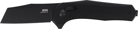 [888151059531] S.O.G SOG12020143 Diverge XR Folder 3" Folding EDC Plain Black PVD D2 Steel Blade, Black Scaled Aluminum Handle