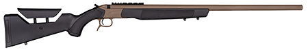 [043125532100] CVA PR3210NM Accura LR-X 45 Cal VariFlame 30" Flat Dark Earth Nitride Cerakote Fluted Threaded Barrel, Picatinny Rail Receiver, Black Adj Comb Synthetic Stock