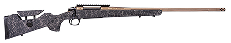 [043125139675] CVA CR3967F Cascade Long Range Hunter Full Size 300 PRC 26" Smoked Bronze Cerakote Steel Threaded Barrel, Black w/Smoked Bronze Web Synthetic Stock
