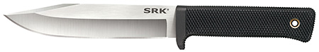 [705442020509] Cold Steel CS38CKE SRK  6" Fixed Clip Point Plain 3-V Steel Blade, 4.75" Black Textured Kray-Ex Handle